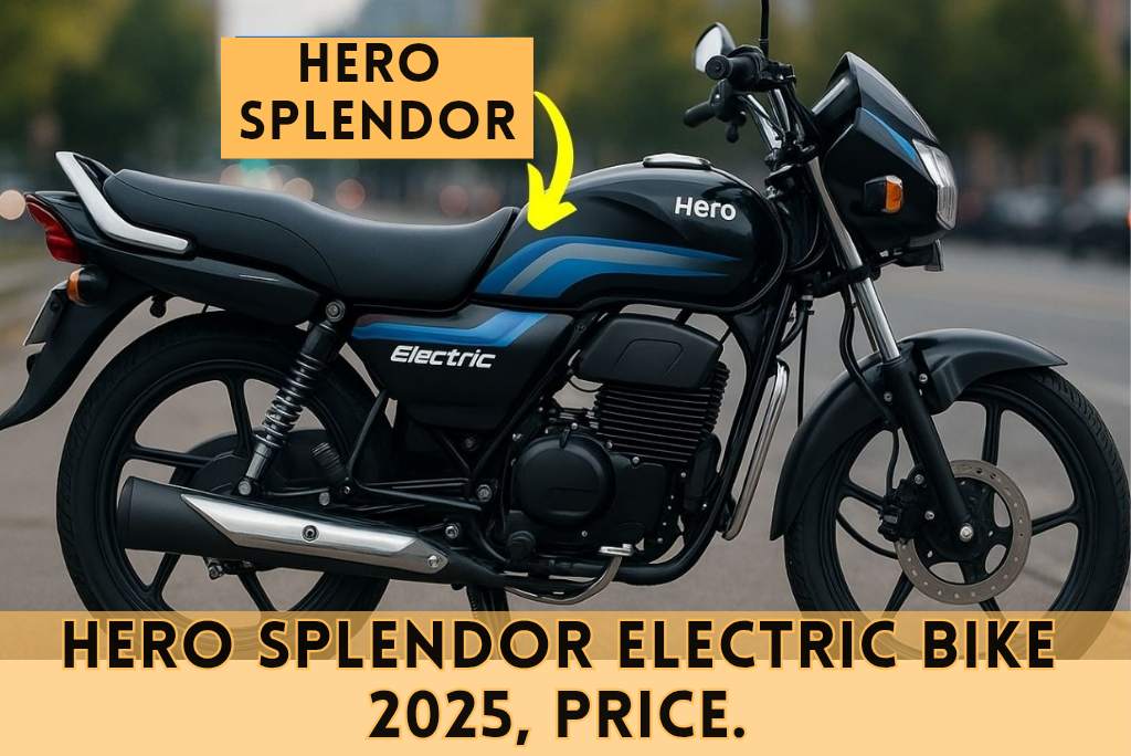 Hero Splendor Electric Bike 2025, Price, Range, Specs & Features